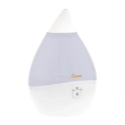 Crane Droplet 0.5 Gallon Ultrasonic Cool Mist Humidifier - White
