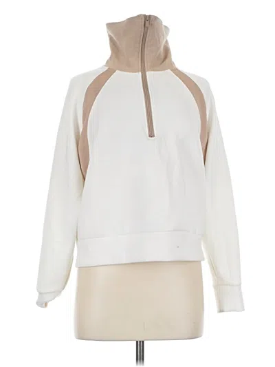 Pre-owned Crane Pullover Sweater In White