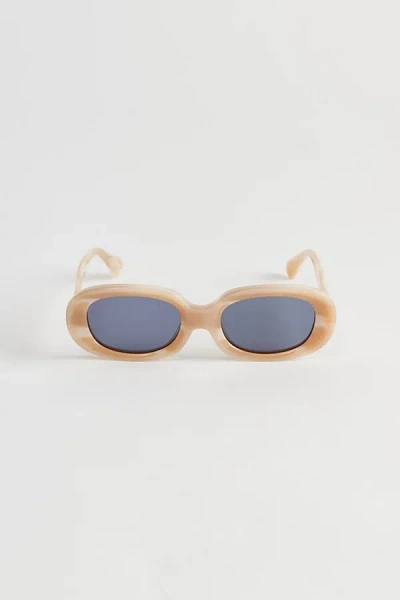 Crap Eyewear Bikini Vision Sunglasses In White, Men's At Urban Outfitters In Neutral
