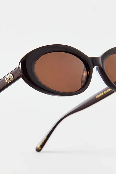 Crap Eyewear The Sweet Leaf Sunglasses In Brown, Women's At Urban Outfitters