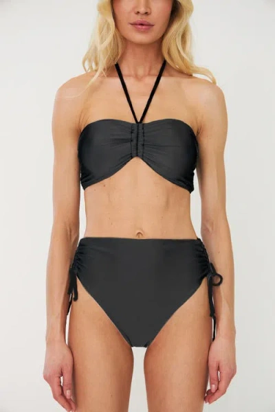 Cras Hilda Bandeau Bikini Top In Gold
