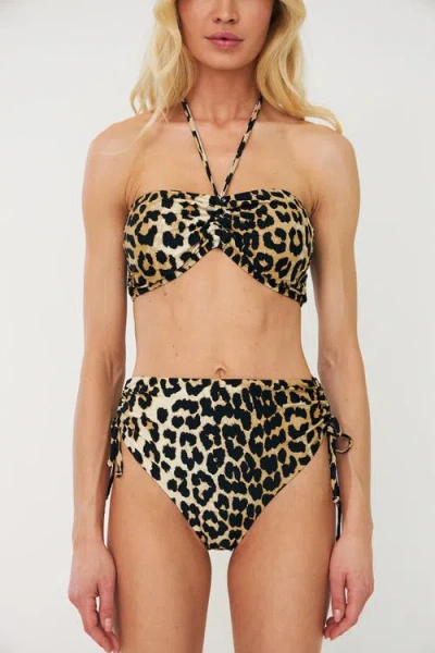 Cras Hilda Bandeau Bikini Top In Multi