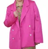 Cras Samy Oversized Blazer In Neon Pink In Pink