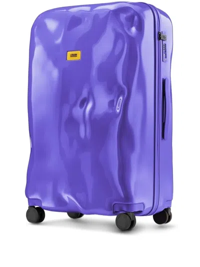 Crash Baggage Dented Suitcase Luggage In Purple