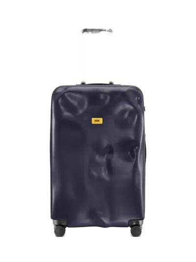 Crash Baggage Icon Logo Luggage In Blue