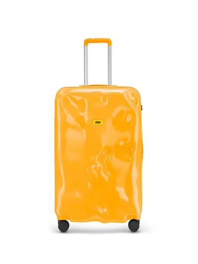 Crash Baggage Icon Suitcase In Yellow