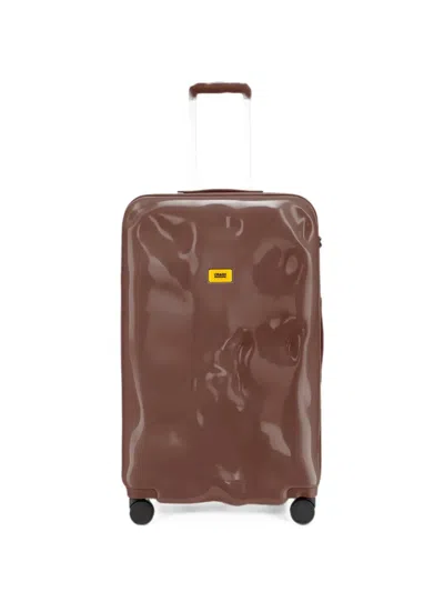 Crash Baggage Large Icon Dented-effect Suitcase In Brown