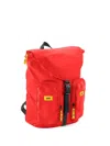 Crash Baggage Logo-detail Backpack In Red