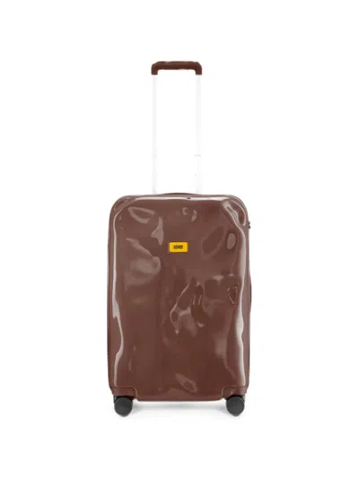Crash Baggage Medium Icon Dented-effect Suitcase In Brown