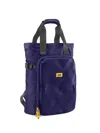 Crash Baggage Quilted Top-handle Backpack In Blue