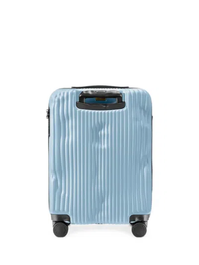 Crash Baggage Small Stripe Suitcase In Pink