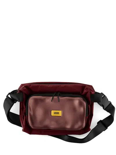 Crash Baggage Soft Crossbody Bag In Burgundy
