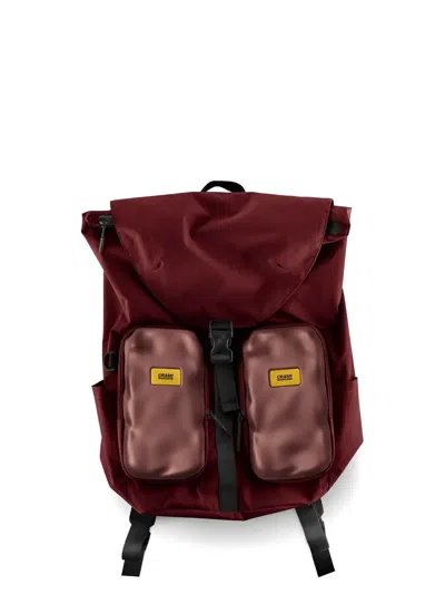 Crash Baggage Soft Rucksack 2,0 Buckle-fastening Backpack In Burgundy