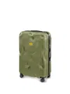 Crash Baggage Stripe Handle Troley In Green