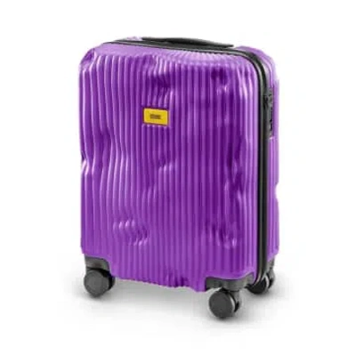 Crashbaggage Trolley Crash Baggage Stripe Cabin Cb151 058 Grape Violet In Purple