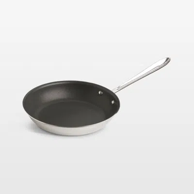 Crate & Barrel All-clad ® D3 Pro Nonstick 10" Fry Pan In Silver