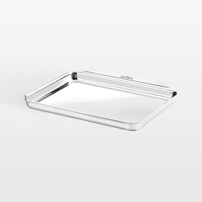 Crate & Barrel All-clad ® Stainless Steel 9"x12" Quarter Sheet Pan In Silver