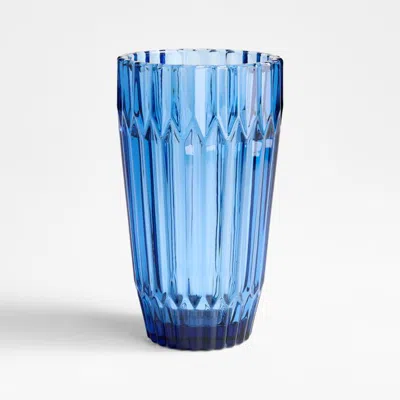 Crate & Barrel Archie Blue 14.75-oz. Highball Glass