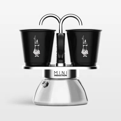 Crate & Barrel Bialetti ® Mini Induction Espresso Maker With 2 Cups In Black