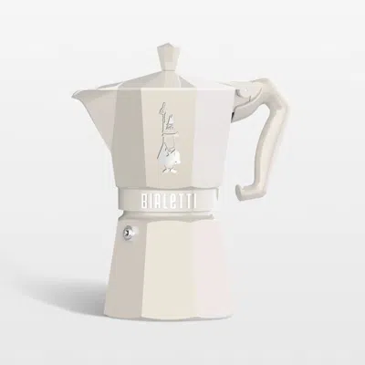 Crate & Barrel Bialetti ® Moka 6-cup Espresso Maker In Cream In Lt Brown
