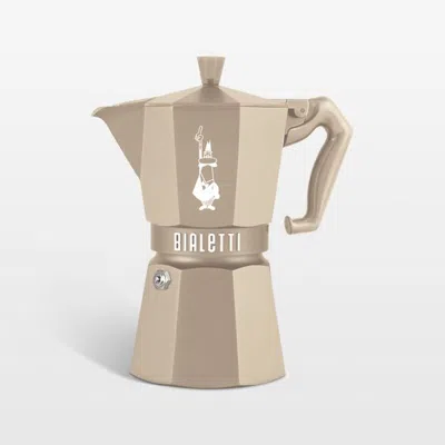 Crate & Barrel Bialetti ® Moka Induction 6-cup Espresso Maker In Sand In Lt Brown