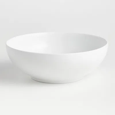 Crate & Barrel Bistro 11.75" Serving Bowl In White