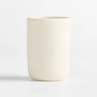 Crate & Barrel Blanc Ceramic Tumbler In Multi