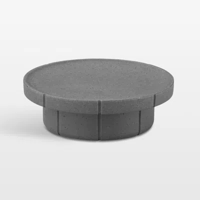 Crate & Barrel Blomus Kua Soap Dish Magnet In Gray
