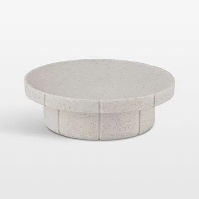 Crate & Barrel Blomus Kua Soap Dish Moonbeam In Gray