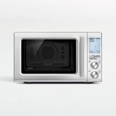 Crate & Barrel Breville ® Combi Wave ™ 3-in-1 Microwave, Air Fryer And Convection Oven In Silver