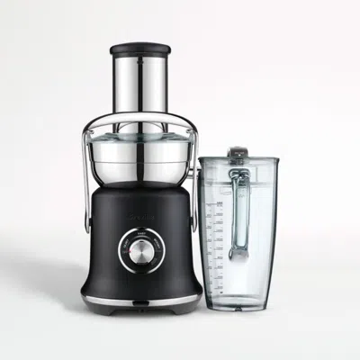 Crate & Barrel Breville ® Juice Fountain® Cold Xl Cold Press Juicer In Truffle Black In Gray