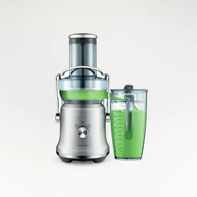 Crate & Barrel Breville ® Juice Fountain ® Plus Cold Press Juicer In Silver