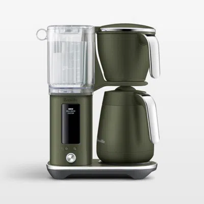 Crate & Barrel Breville ® Luxe Brewer™ Thermal Drip Coffee Maker In Olive Tapenade In Green