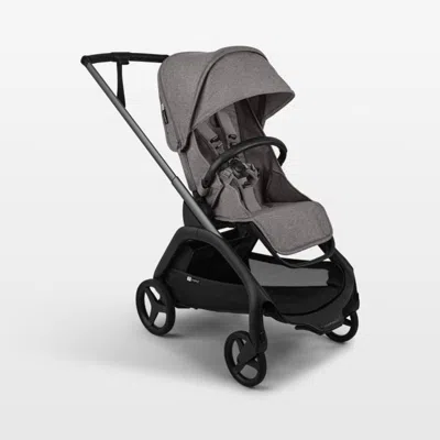 Crate & Barrel Bugaboo Dragonfly Plus Seat Complete Grey Melange With Graphite Grey Frame Baby Stroller In Gray