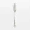 Crate & Barrel Caesna Texture Dinner Fork In Silver