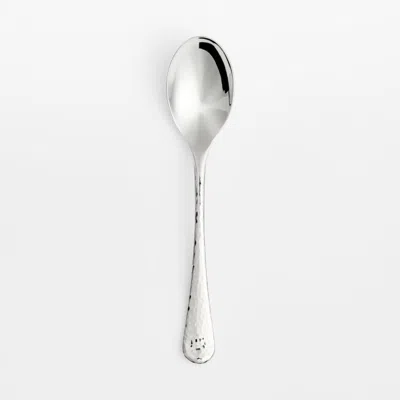 Crate & Barrel Caesna Texture Dinner Spoon In Gray