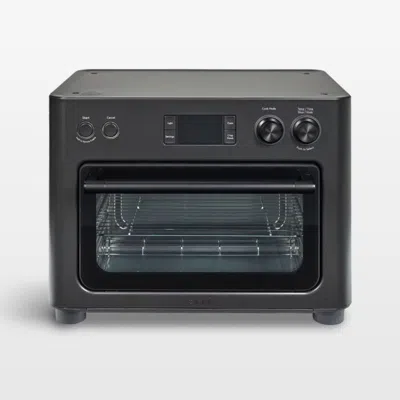 Crate & Barrel Café ™ Couture ™ Matte Black Air Fryer Toaster Oven