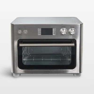 Crate & Barrel Café ™ Couture ™ Stainless Steel Air Fryer Toaster Oven In Silver Metallic