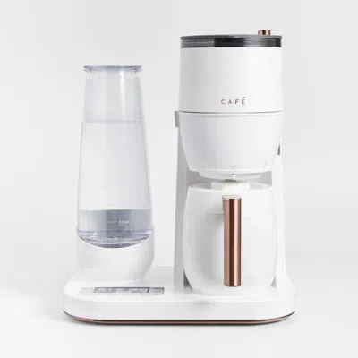 Crate & Barrel Café ™ Matte White Specialty Grind And Brew Coffee Maker