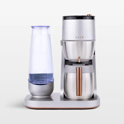 Crate & Barrel Café ™ Stainless Steel Specialty Grind And Brew Coffee Maker In White