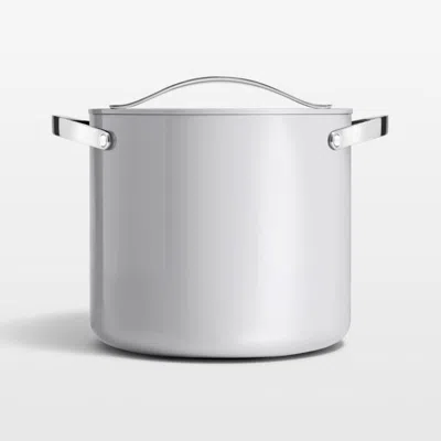 Crate & Barrel Caraway ® Cookware Plus Grey Ceramic 12-qt. Stock Pot With Lid
