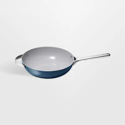 Crate & Barrel Caraway ® Cookware Plus Navy Ceramic Nonstick 12" Stir Fry Pan In Blue
