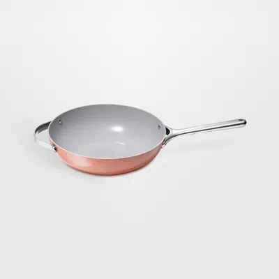 Crate & Barrel Caraway ® Cookware Plus Perracotta Ceramic Nonstick 12" Stir Fry Pan In Pink