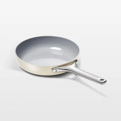 Crate & Barrel Caraway ® Cream Ceramic Nonstick 8" Mini Fry Pan In White