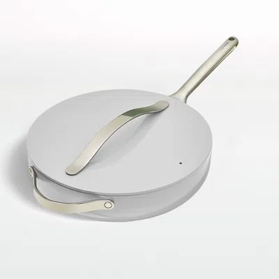 Crate & Barrel Caraway ® Grey Ceramic Nonstick 4.5-qt. Sauté Pan In Gray