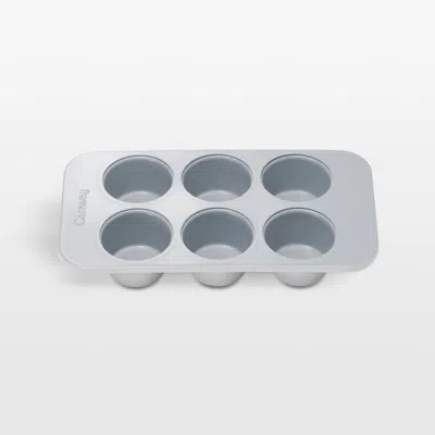 Crate & Barrel Caraway ® Grey Ceramic Nonstick 6-cup Muffin Pan