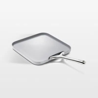 Crate & Barrel Caraway ® Grey Ceramic Nonstick Square Griddle Pan In Gray
