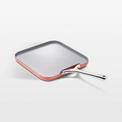 Crate & Barrel Caraway ® Perracotta Ceramic Nonstick Square Griddle Pan In Multi