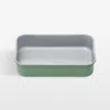 Crate & Barrel Caraway ® Sage Mini Rectangular Baking Pan In Blue