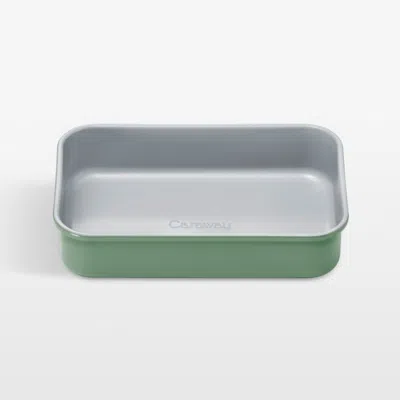 Crate & Barrel Caraway ® Sage Mini Rectangular Baking Pan In Blue